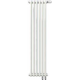 Вертикальный радиатор Zehnder Charleston 2180 300х1790 мм (6 секций) нижнее подключение, белый - фото 