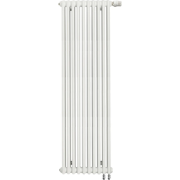 Вертикальный радиатор Zehnder Charleston 2180 490х1790 мм (10 секций) нижнее подключение, белый - фото 