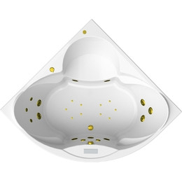 Ванна гидромассажная Радомир Филадельфия 168x168 см (Гидромассаж "Люкс" Gold) - фото 