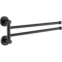 Держатель для полотенца Haiba HB8712, цвет чёрный матовый - фото 