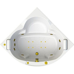 Ванна гидромассажная Радомир Сорренто 130x130 см (Гидромассаж "Терапия" Gold) - фото 