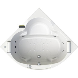 Ванна гидромассажная Радомир Сорренто 130x130 см (Гидромассаж "Фитнес" Chrome) - фото 