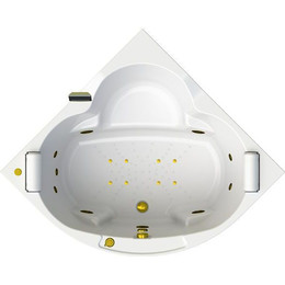 Ванна гидромассажная Радомир Сорренто 130x130 см (Гидромассаж "Фитнес" Gold) - фото 