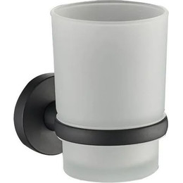 Стакан для зубных щеток Haiba HB8706, цвет чёрный матовый - фото 