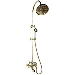 Душевая стойка Magliezza Classico 12013-do (верхний душ 300 мм), золото - фото 