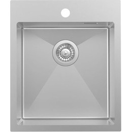 Кухонная мойка Iddis Haze HAZ43S0i77 1 мм, сатин - фото 