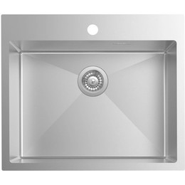 Кухонная мойка Iddis Haze HAZ59S0i77 1 мм, сатин - фото 