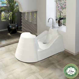 Ванна акриловая для омовения Радомир Вуду 120x80 см (в комплекте каркас и сифон) - фото 