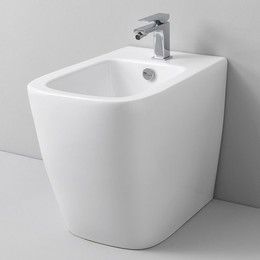 Биде напольное ArtCeram A16 ASB002 05 00, белый матовый - фото 
