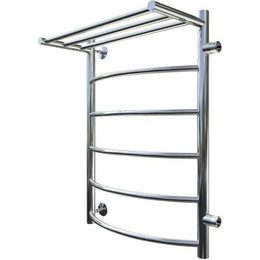 Полотенцесушитель водяной Тругор Приоритет ПМ1 с полкой и боковым подводом П6 500х800 мм R 00-00017298 - фото 