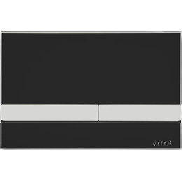 Кнопка смыва Vitra Select 740-1101, черный глянцевый/хром - фото 