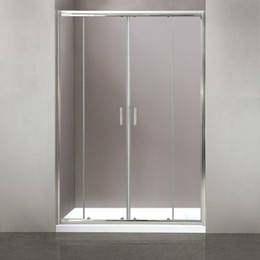 Душевая дверь BelBagno 170 см UNO-BF-2-170-M-Cr, хром/матовое - фото 