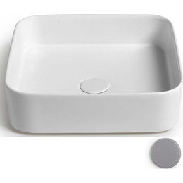Раковина-чаша White Ceramic Blade 40 см W0507FM, серый матовый - фото 
