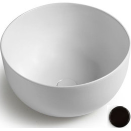 Раковина-чаша White Ceramic Dome 44 см W030705, черный матовый - фото 