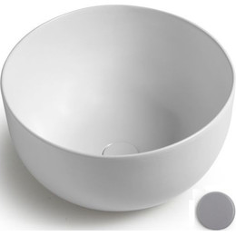 Раковина-чаша White Ceramic Dome 44 см W0307FM, серый матовый - фото 