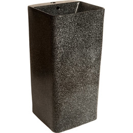 Раковина напольная SantiLine 42 см SL-4005MС, серый матовый бетон - фото 