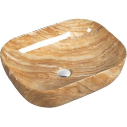 Раковина-чаша SantiLine 50 см SL-7025, под мрамор - фото 