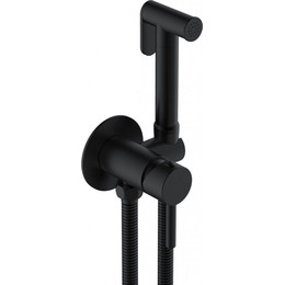 Набор для гигиенического душа Cezares CZR-SET-DA1-ID2-FMM120-NOP, черный матовый - фото 