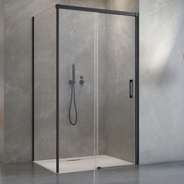 Душевое ограждение Radaway Idea Black KDS 120x75 см R, черный/прозрачное - фото 