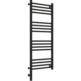 Полотенцесушитель электрический Сунержа Богема 3.0 П16 1000x400 мм (прямая перемычка) 31-5804-1040 L, чёрный матовый - фото 