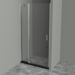 Душевая дверь BelBagno 110 см UNO-B-12-40+70-C-Cr, хром/прозрачное - фото 