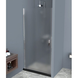 Душевая дверь BelBagno 65 см UNO-B-1-65-P-Cr, хром/матовое - фото 