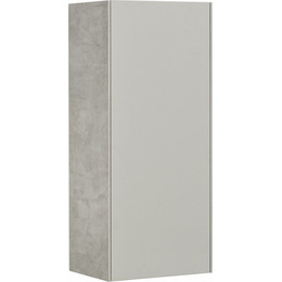 Шкаф подвесной Акватон Сохо 35 см 1A258403AJ9A0, слэйт/галька серая - фото 