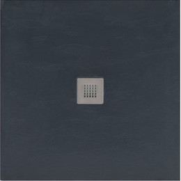 Каменный поддон Aquanet Pleasure 100x100 см 258889, чёрный - фото 