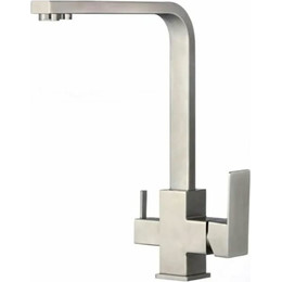 Смеситель для кухни Haiba HB76803-2, нержавеющая сталь - фото 