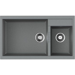 Кухонная мойка Omoikiri Tedori 86-2-LB GR 4993573, leningrad grey, Цвет производителя: Leningrad Grey - фото 