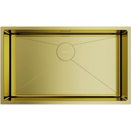 Мойка кухонная Omoikiri Taki 74-U/IF-LG (4993499) 1,2 мм, светлое золото, Цвет производителя: светлое золото - фото 