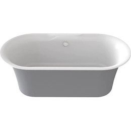 Ванна каменная Bas Венеция 170x80 см, серый - фото 