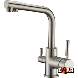 Смеситель для кухни Emar 3003NS, сатин, Цвет производителя: сатин - фото 
