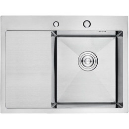 Кухонная мойка Gerhans K35848-R 1 мм, нержавеющая сталь, Цвет производителя: нержавеющая сталь - фото 