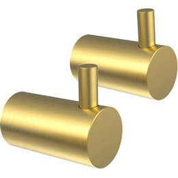 Двойной крючок Iddis Petite PET2G02i41, цвет золото матовое - фото 