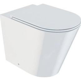 Унитаз приставной безободковый Iddis Calipso CALRDSEi26 с тонкой крышкой микролифт - фото 