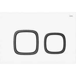 Кнопка смыва Iddis Unifix UNI04WBi77, белый матовый - фото 