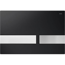 Кнопка смыва Iddis Unifix UNI06BCi77, чёрный матовый - фото 