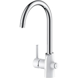 Смеситель для кухни Gappo G4303-8, белый/хром - фото 