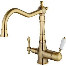 Смеситель для кухни Gappo G4391-4, бронза - фото 