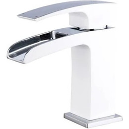 Смеситель для раковины Gappo Jacob G1007-30, белый/хром - фото 