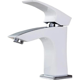 Смеситель для раковины Gappo Jacob G1007-7, белый/хром - фото 