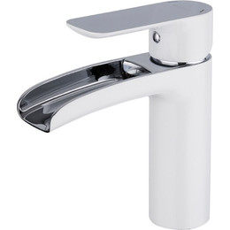 Смеситель для раковины Gappo Noar G1048-8, белый/хром - фото 