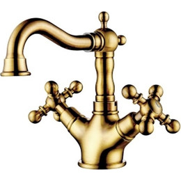 Смеситель для раковины Gappo G1389-4, бронза - фото 