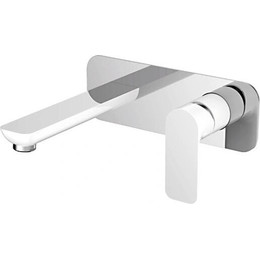 Смеситель для раковины настенный Gappo G1048-22, белый/хром - фото 