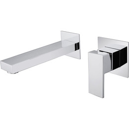 Смеситель для раковины настенный Abber Daheim AF8212 (со скрытой частью), Цвет производителя: хром - фото 