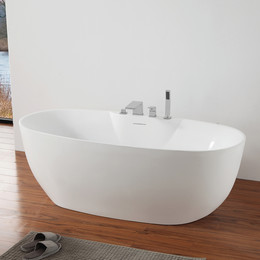 Ванна отдельностоящая Abber AB9323 170x80 см - фото 