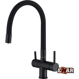 Смеситель для кухни Emar ЕС-3015 Black, Цвет производителя: black - фото 