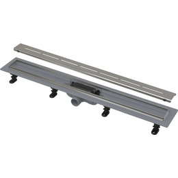 Трап AlcaPlast 75 см APZ18-750M, хром матовый, Цвет производителя: хром матовый, Размер трапа: 750 - фото 