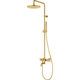 Душевая стойка Cezares ECO-CVD-BORO, брашированное золото, Цвет производителя: золото - фото 